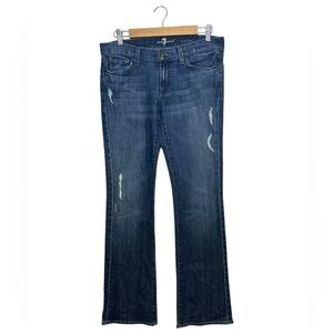 7 For All Mankind | Bootcut Jeans | Distressed | Medium Wash |Size 29 U075VJ080U